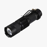 Mini Lampe Tactique LED Zoom Métal avec Clip, 3 Modes, vue 6