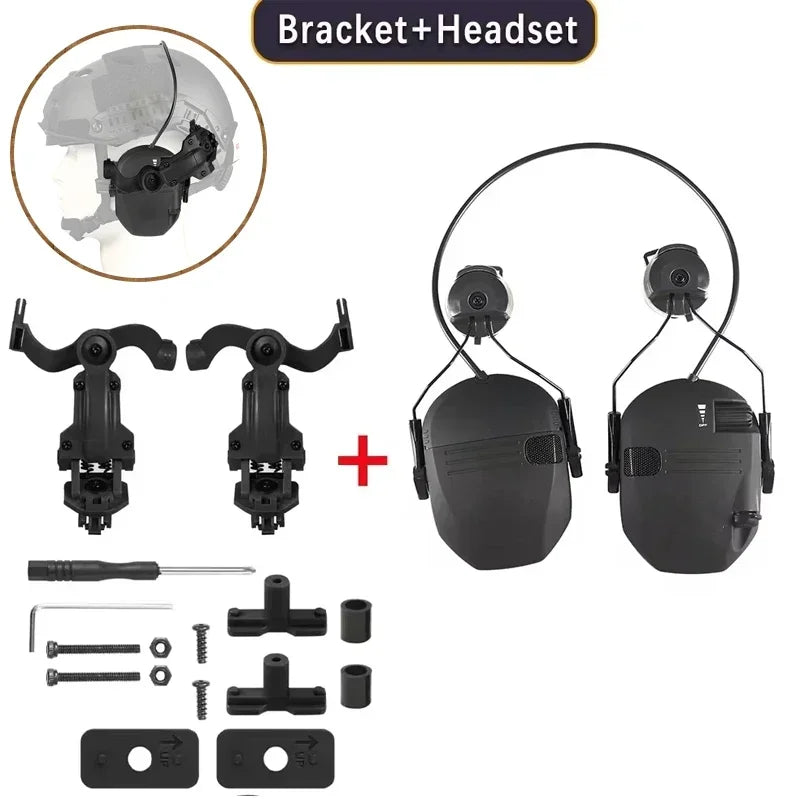 Casque Anti-Bruit Électronique avec Adaptateurs pour Casque Tactique, ou Adaptateurs Seuls, vue 5