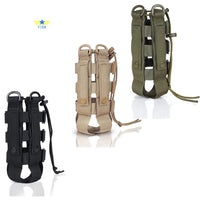 Porte-Gourde MOLLE en Nylon à Diamètre Réglable, Cordon de Serrage et Trois Boucles, 3 Coloris, vue 7