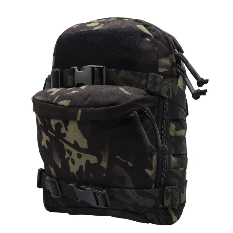 Mini Sac à Dos MOLLE en Nylon 500D pour Porte-Plaques, 30 x 22 x 9 cm, Panneau Auto-Agrippant, 6 Coloris, vue 6