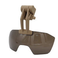 Demi-Masque Airsoft ABS pour Casque FAST, avec ou sans Lunettes Rabattables, vue 6