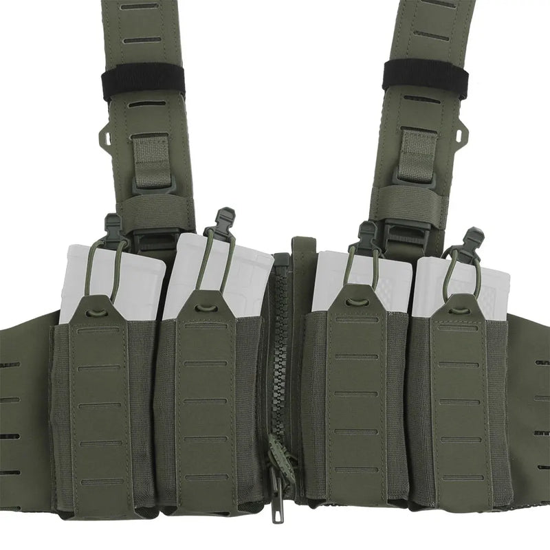 Gilet Tactique Chest Rig Léger à Quatre Porte-Chargeurs M4, AR et AK, 30 x 24 cm, vue 5
