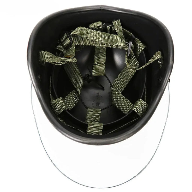 Casque Tactique Airsoft avec Visière Relevable et Cagoule, Noir ou Beige, 55-60 cm, vue 5