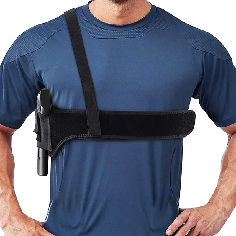 Holster d'Épaule Discret Réglable Noir pour Pistolet, Droitier ou Gaucher, vue 7