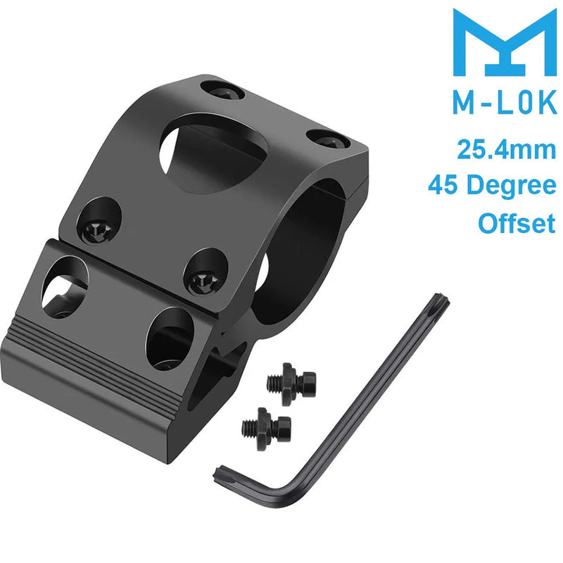 Support de Lampe Tactique Déporté pour Garde-Main M-LOK, Aluminium Noir, vue 8