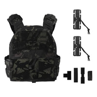 Gilet Tactique Porte-Plaques Léger en Nylon, Découpe Laser MOLLE, vue 10