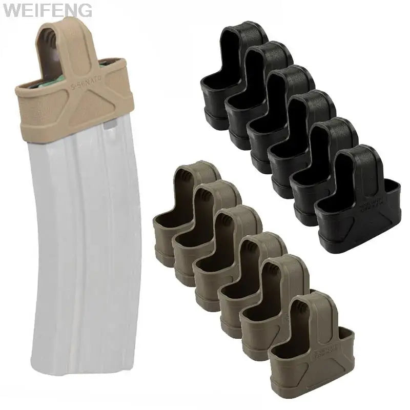 Manchons de Chargeur en Caoutchouc 5,56 mm, Lot de 6 ou 10 Pièces