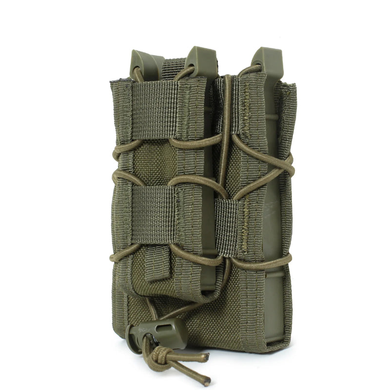 Porte-Chargeur MOLLE Double pour Fusil 5,56 mm et Pistolet 9 mm, Nylon 1000D, vue 9