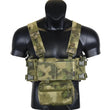 Gilet Tactique Micro Chest Rig Nylon, Poche Pendante et Poches Latérales