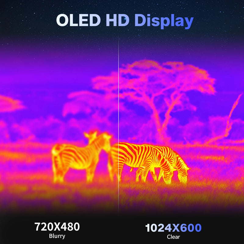 Monoculaire Thermique à Fixer sur la Tête, 384×288, Écran OLED, 50 Hz, vue 5