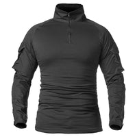 Chemise de Combat Ripstop à Col Montant et Demi-Zip, Homme, 5 Coloris, vue 6