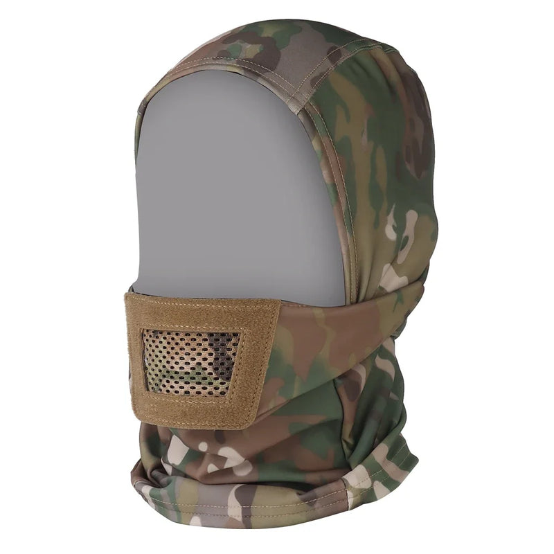Cagoule Airsoft avec Grille de Bouche en Tissu Élastique, 4 Coloris, vue 7