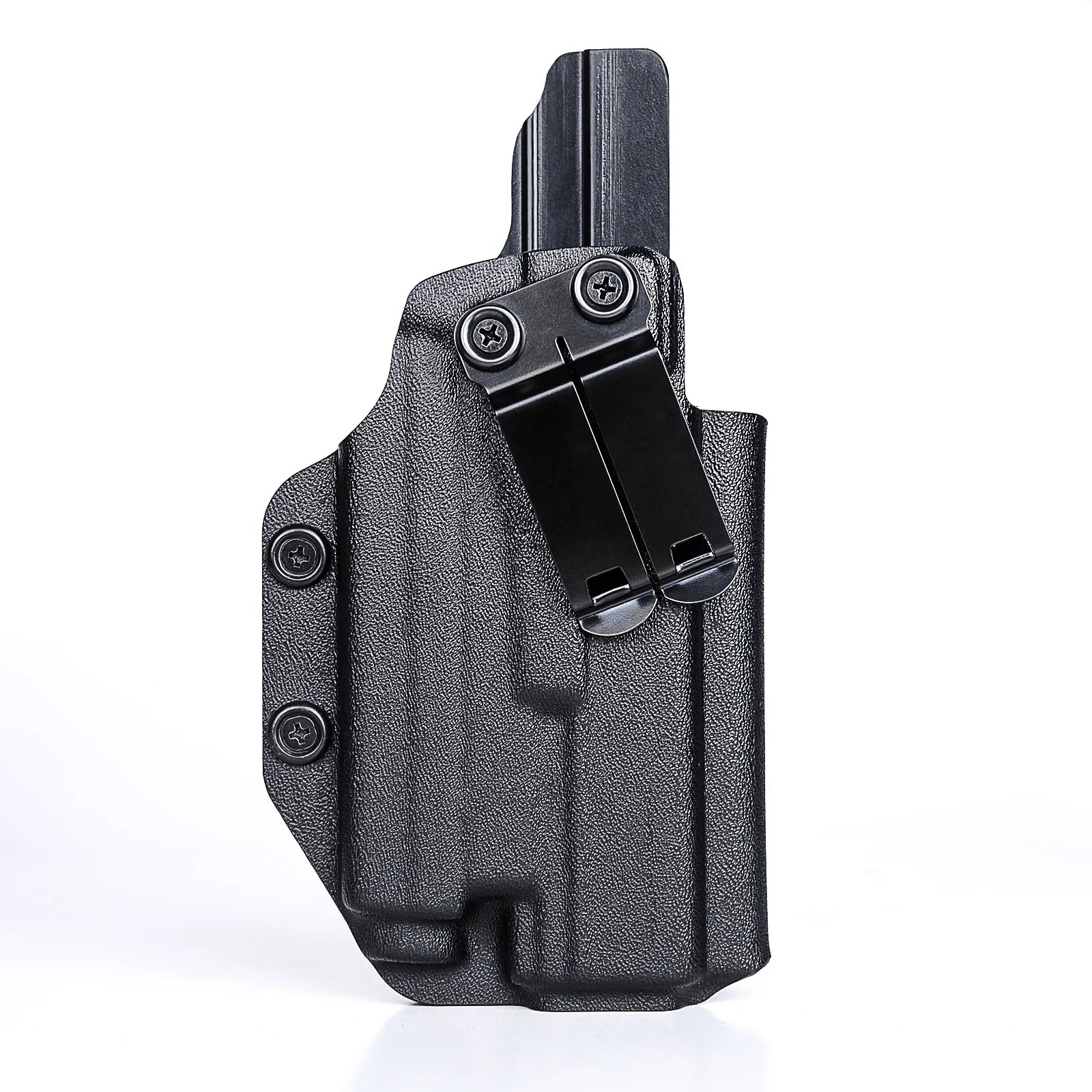 Holster IWB G19 avec Lampe et Point Rouge, Noir ou Aspect Carbone