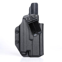 Holster IWB G19 avec Lampe et Point Rouge, Noir ou Aspect Carbone
