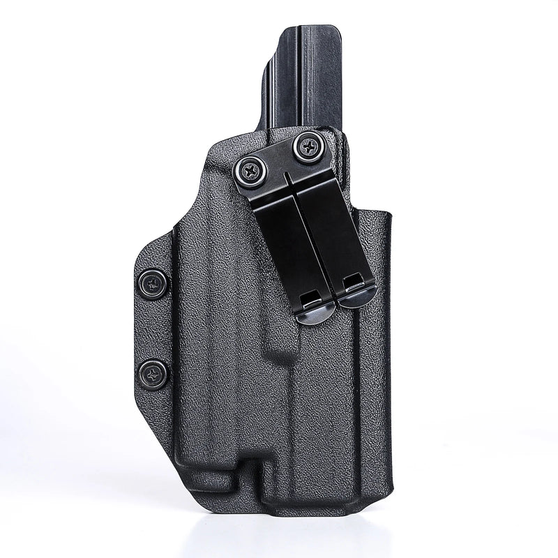 Holster IWB G19 avec Lampe et Point Rouge, Noir ou Aspect Carbone