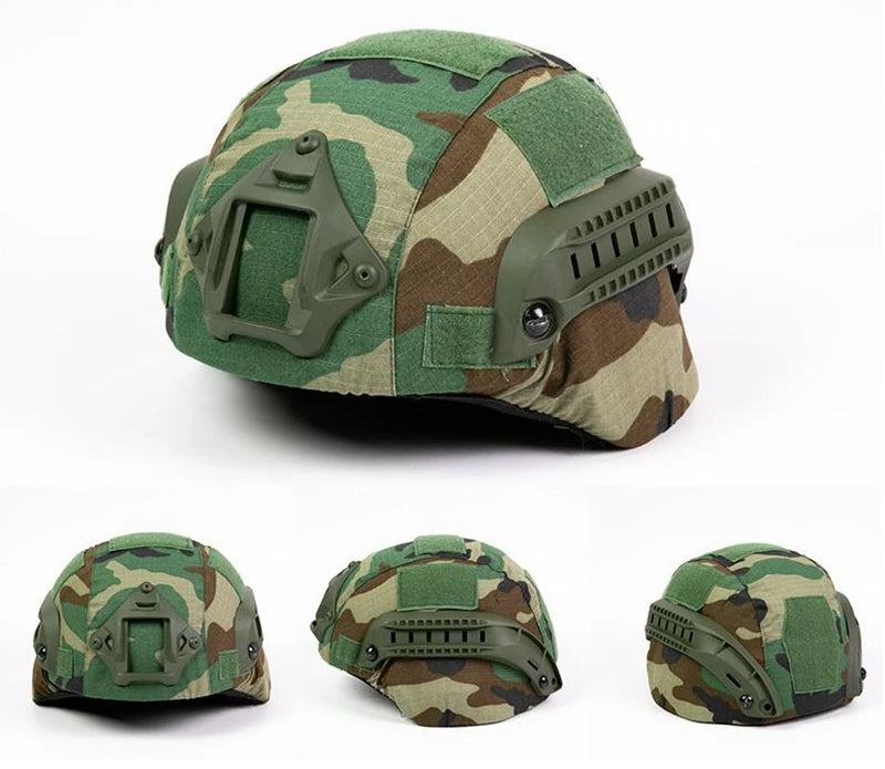 Housse de Casque Airsoft Type MICH 2000, Coton et Polyester, 15 Coloris, vue 8
