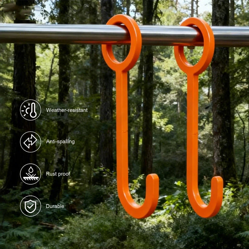 Crochets de Suspension pour Cible Gong en Acier au Carbone, Orange, Lot de 2 ou 4, vue 4