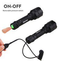 Lampe Tactique de Chasse LED Verte, Rouge ou Blanche, avec Interrupteur Déporté, vue 3