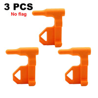 Drapeau de Chambre Vide en Polymère, avec Étiquette Brodée, Orange ou Bordeaux, Lot de 1 à 10, vue 6