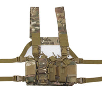 Gilet Tactique Chest Rig Léger en Nylon avec Quatre Porte-Chargeurs, Six Coloris, vue 11