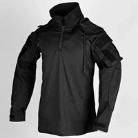 Chemise de Combat Airsoft à Capuche Amovible et Demi-Zip, Homme, 6 Coloris, vue 7