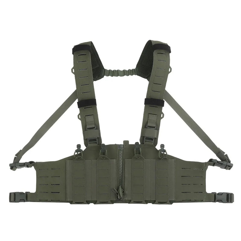 Gilet Tactique Chest Rig Léger à Quatre Porte-Chargeurs M4, AR et AK, 30 x 24 cm, vue 2