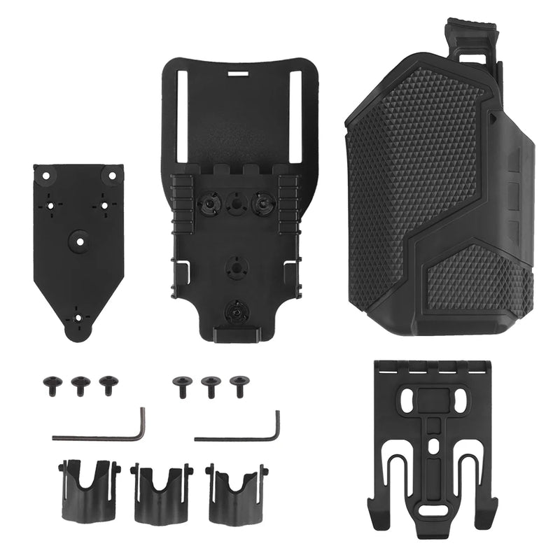 Holster Universel Rigide pour Pistolet Équipé d'une Lampe, Droitier, Verrou de Sécurité, vue 8