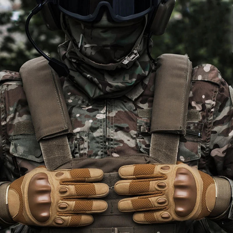 Gants Tactiques à Coque Rigide, Paume Antidérapante, Noir, Coyote ou Vert, vue 5