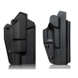 Holster Kydex Rigide pour Pistolet G17 et G19 Équipé d'une Lampe, Droitier