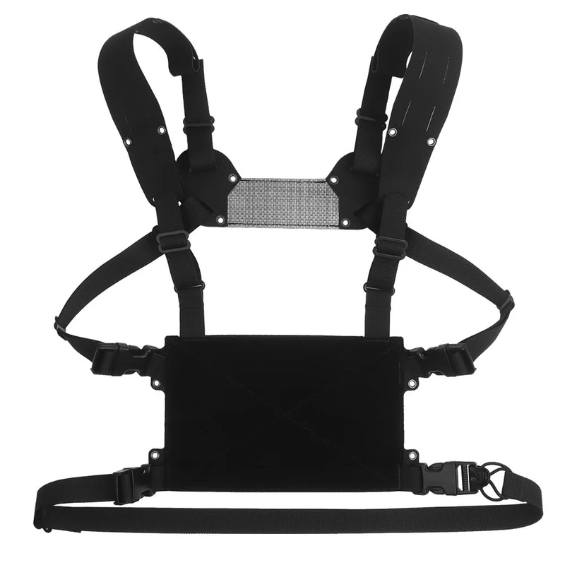 Gilet Tactique Mini Chest Rig Léger, Bretelles en H Réglables, 25 x 15 cm, vue 9