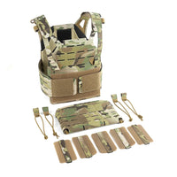 Gilet Tactique Enfant Porte-Plaques MOLLE, 6 à 14 Ans, Jusqu'à 165 cm, vue 4