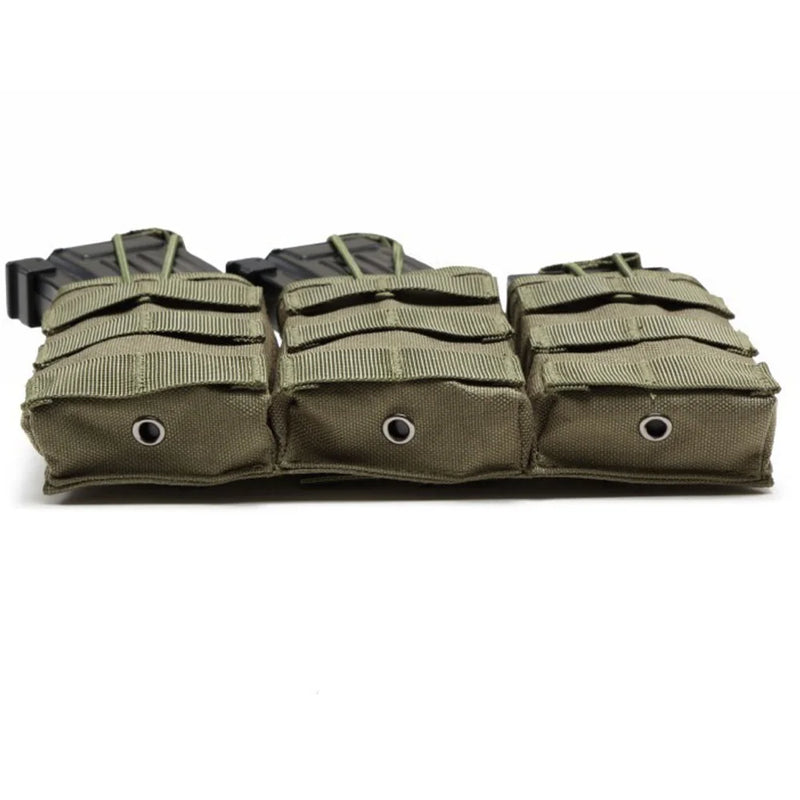Porte-Chargeur Triple MOLLE Ouvert pour AK, M4 et AR15, 5,56 et 7,62 mm, vue 6