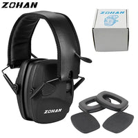 Casque Anti-Bruit de Tir Électronique avec Coussinets de Rechange, Noir ou Vert, vue 4