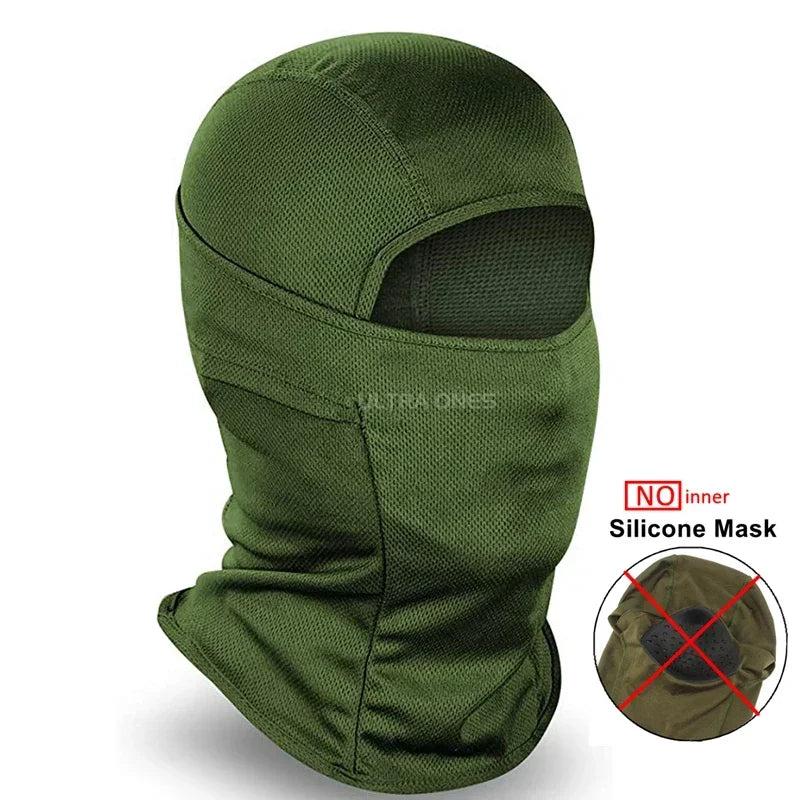 Cagoule Tactique Airsoft avec ou sans Insert en Silicone, 52-66 cm, vue 14