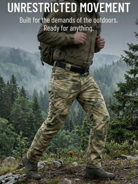 Pantalon Tactique Homme Multipoches Ripstop, Camouflage ou Vert Armée, S à XXXL, vue 2