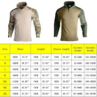 Chemise de Combat Airsoft en Coton à Manches Longues, Poches de Manche et Poignets Réglables, 8 Coloris, vue 2