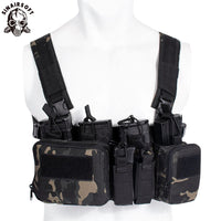 Gilet Tactique Chest Rig en Nylon 500D Démontable, Bretelles Réglables, 0,52 kg, vue 2