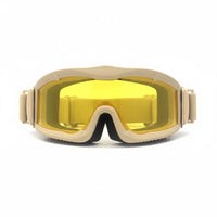 Lunettes Masque Tactiques Monture Noire, Sable ou Verte, Verre au Choix, vue 8