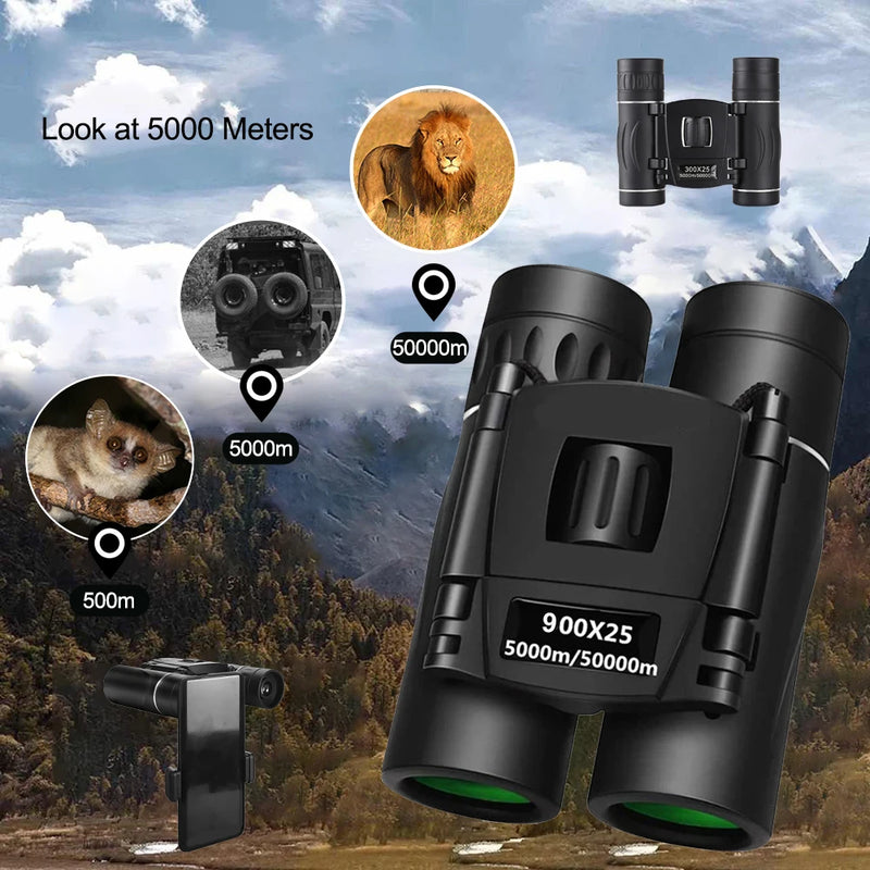 Jumelles Pliantes Compactes Noires, Objectif 25 mm, Support Smartphone en Option, vue 6