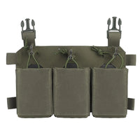 Porte-Chargeurs Triple Panneau Frontal pour Gilet Porte-Plaques, Nylon, 25 x 16 cm, vue 11