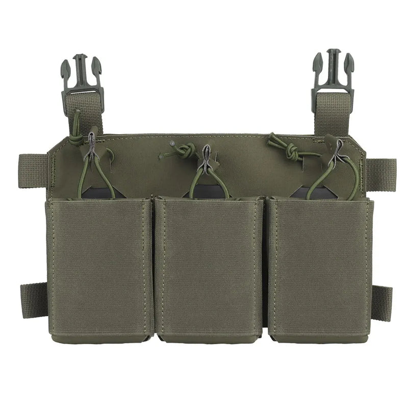 Porte-Chargeurs Triple Panneau Frontal pour Gilet Porte-Plaques, Nylon, 25 x 16 cm, vue 11