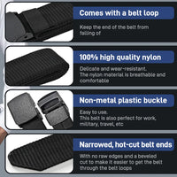 Ceinture Tactique Nylon à Boucle Plastique, 125 cm, Lot de 1, 3 ou 5, vue 3