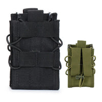 Porte-Chargeur Double 5,56 mm MOLLE Nylon 500D, 12 x 8,5 cm, vue 3