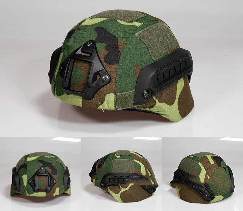 Housse de Casque Airsoft Type MICH 2000, Coton et Polyester, 15 Coloris, vue 7