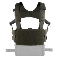Gilet Tactique Chest Rig Modulaire à Panneau Frontal MOLLE, 29 x 21 cm, vue 4