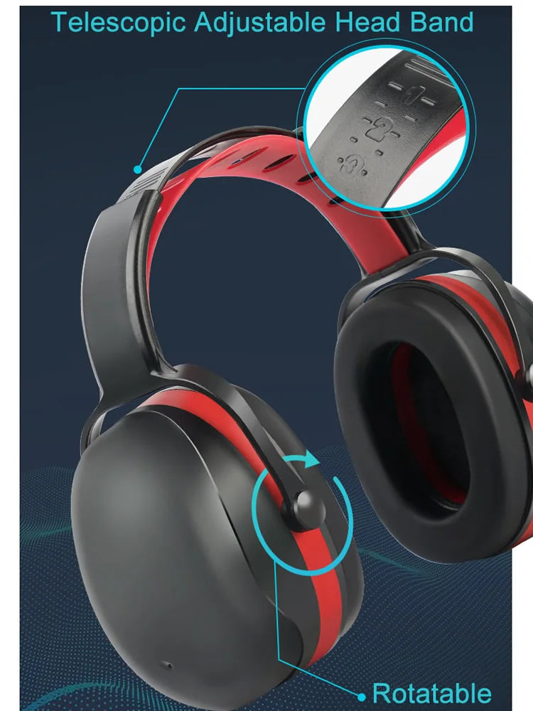 Casque Anti-Bruit Passif à Coques Pivotantes, SNR 35 dB, Trois Coloris, vue 5
