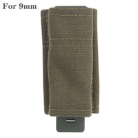Porte-Chargeur Pistolet Simple 9 mm ou 1911, Nylon, MOLLE et Ceinture, vue 9