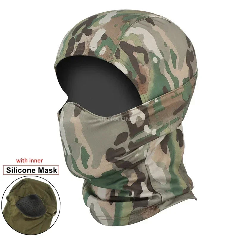 Cagoule Tactique Airsoft avec ou sans Insert en Silicone, 52-66 cm, vue 8
