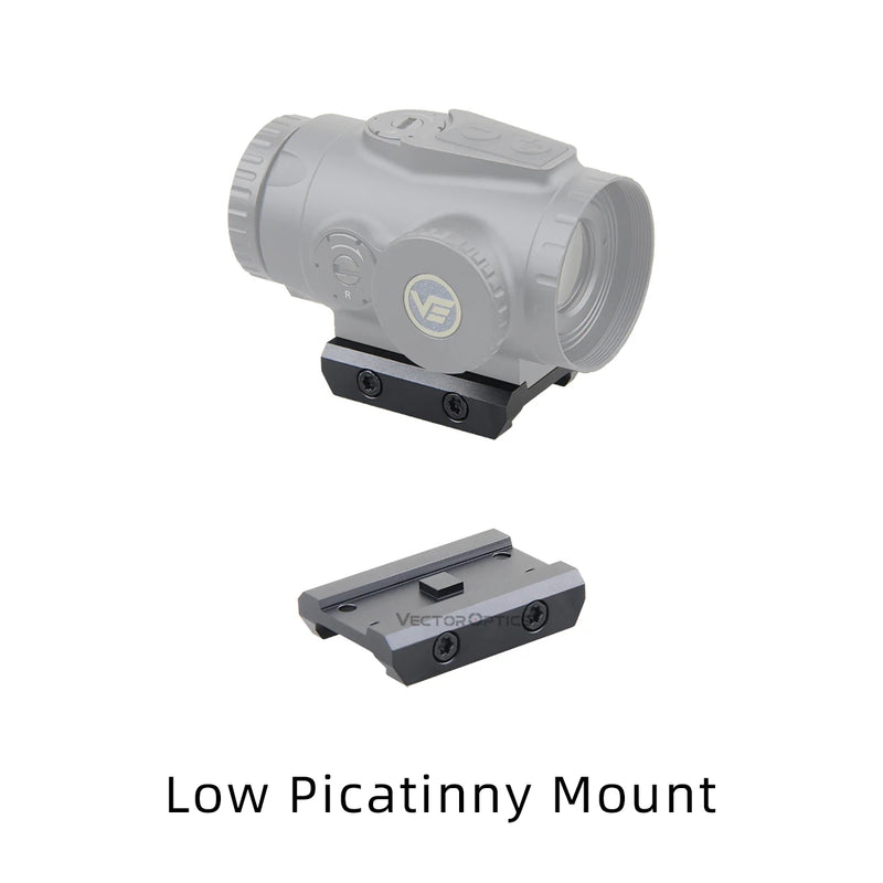 Montage Picatinny pour Viseur Compact, Rehausse en Porte-à-Faux ou Version Basse, vue 3