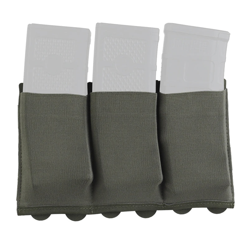Porte-Chargeur Élastique MOLLE Nylon 5,56 et 7,62 mm, Simple, Double ou Triple, vue 11